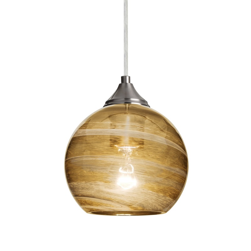Besa 1JT-JILLYAM-SN Jilly One Light Pendant Satin Nickel