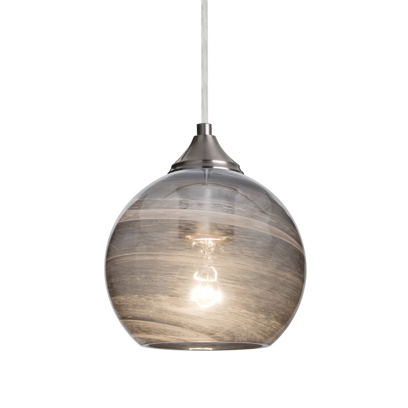 Besa 1JT-JILLYSM-SN Jilly One Light Pendant Satin Nickel