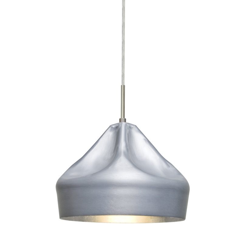 Besa 1JT-LOTUS-LED-SN Lotus One Light Pendant Satin Nickel