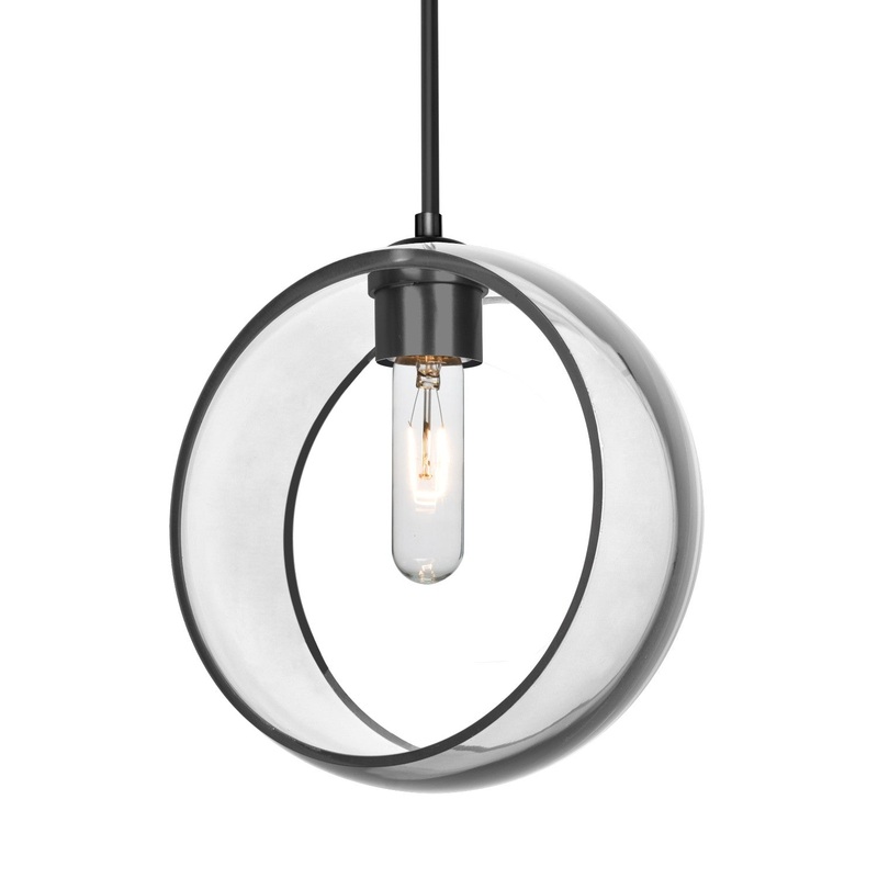 Besa 1JT-MANACL-BK-NI Besa Mana Pendant One Light Pendant Black
