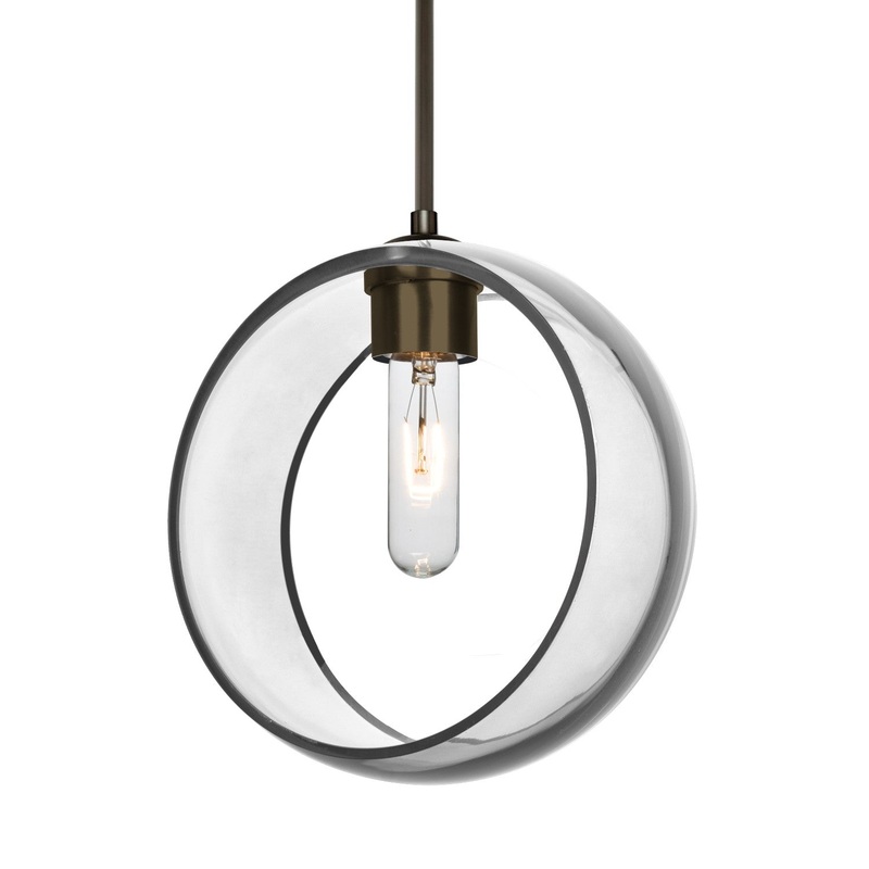 Besa 1JT-MANACL-BR-NI Besa Mana Pendant One Light Pendant Bronze