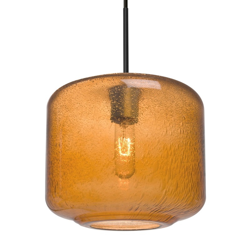 Besa 1JT-NILES10AM-BK Besa Niles 10 Pendant One Light Pendant Black