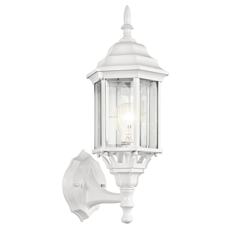 Kichler 49255WH Chesapeake One Light Outdoor Wall Mount, White