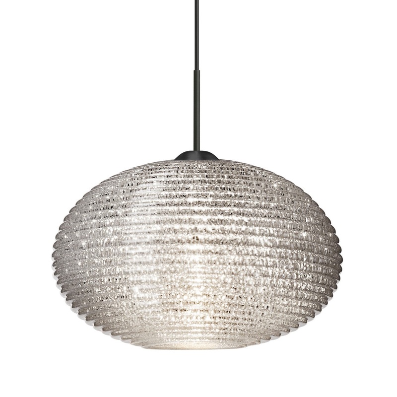 Besa 1JT-4912GL-LED-BK Besa Pape 10 Pendant LED Pendant Black
