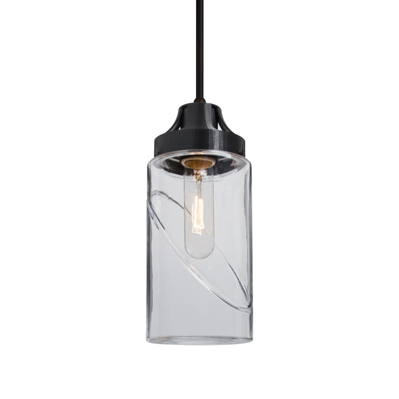 Besa 1JT-BLINKCL-BK Blink One Light Pendant Black