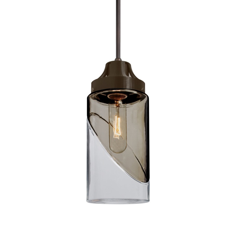 Besa 1JT-BLINKSM-BR Blink One Light Pendant Bronze
