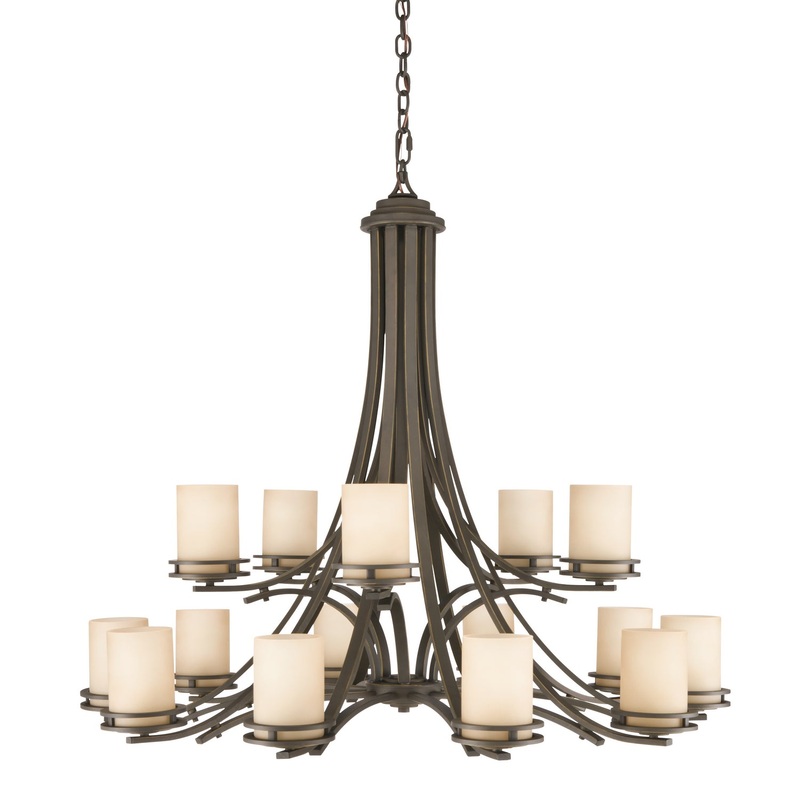 Kichler 1675OZ Hendrik 15 Light Chandelier, Olde Bronze