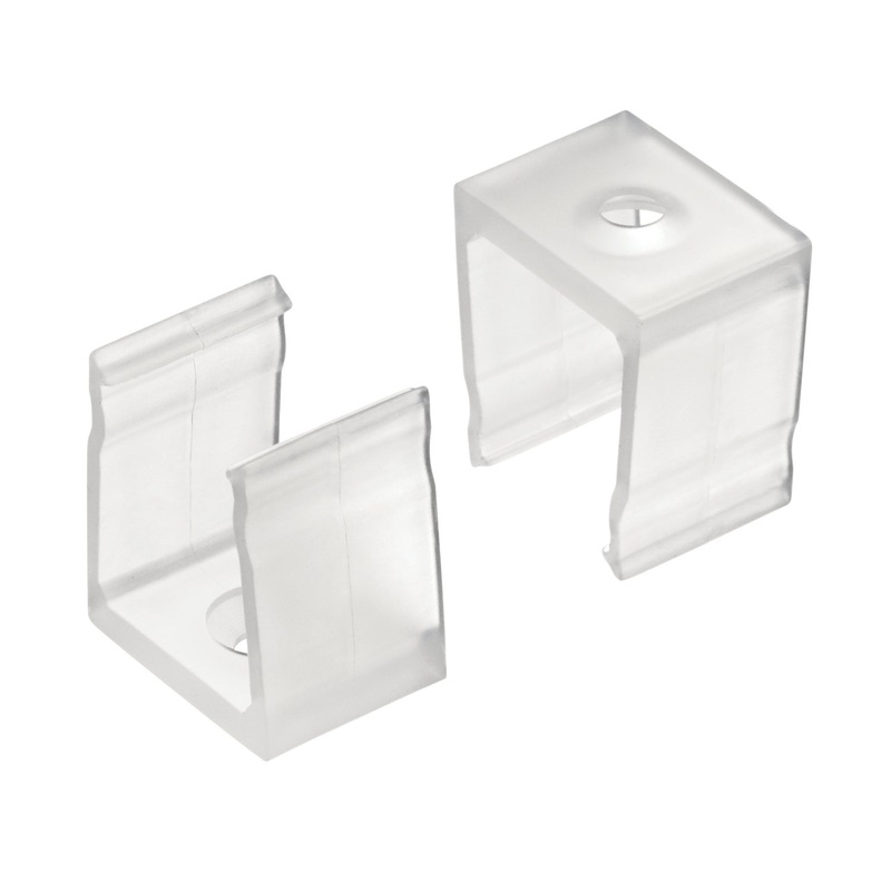 Kichler 1TEM1DWSFSCLR ILS TE Series Tape Extrustion Mounting Clips, Clear