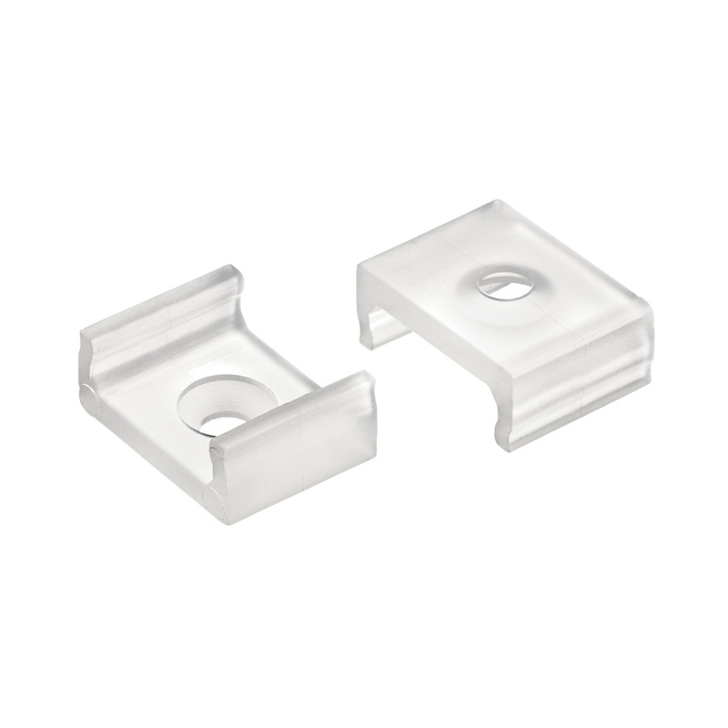 Kichler 1TEM1SWSFMCLR ILS TE Series Tape Extrustion Mounting Clips, Clear