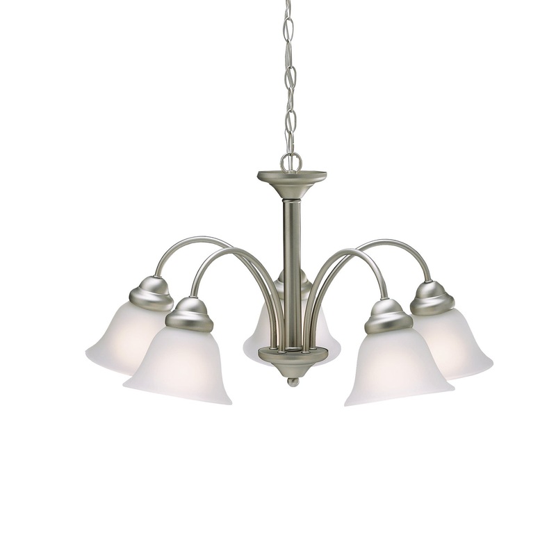 Kichler 2093NI Wynberg Five Light Chandelier, Brushed Nickel