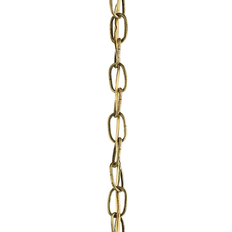 Kichler 2996NBR Accessory Chain, Natural Brass