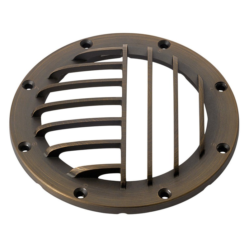 Kichler 16096CBR Accessory In-Ground Rockguard, Centennial Brass