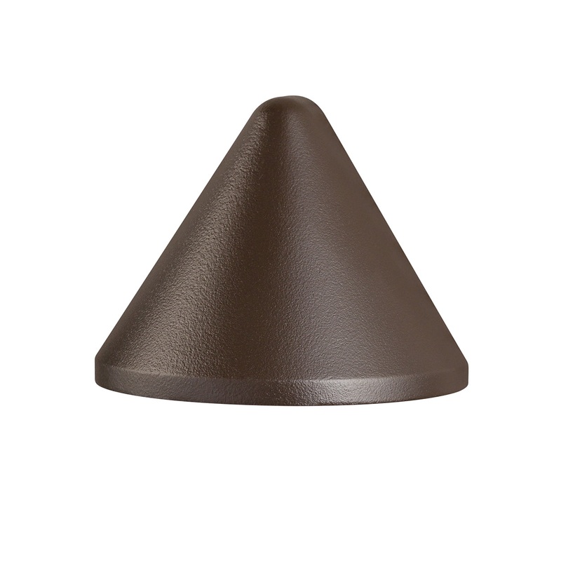 Kichler 16110AZT30 LED Deck Light, Textured Architectural Bronze