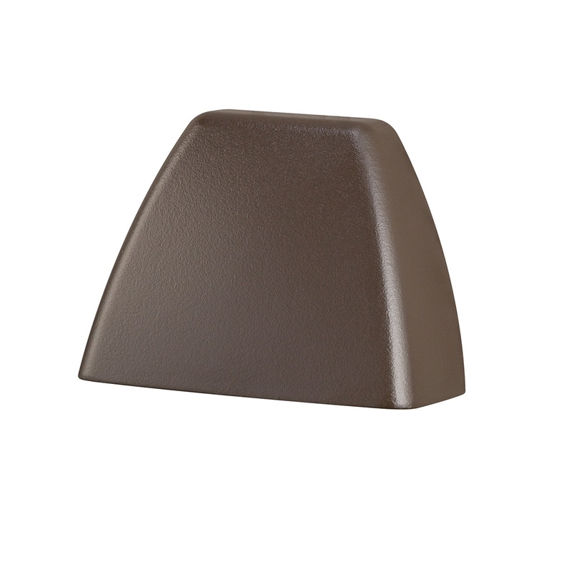 Kichler 16111AZT27 LED Deck Light, Textured Architectural Bronze