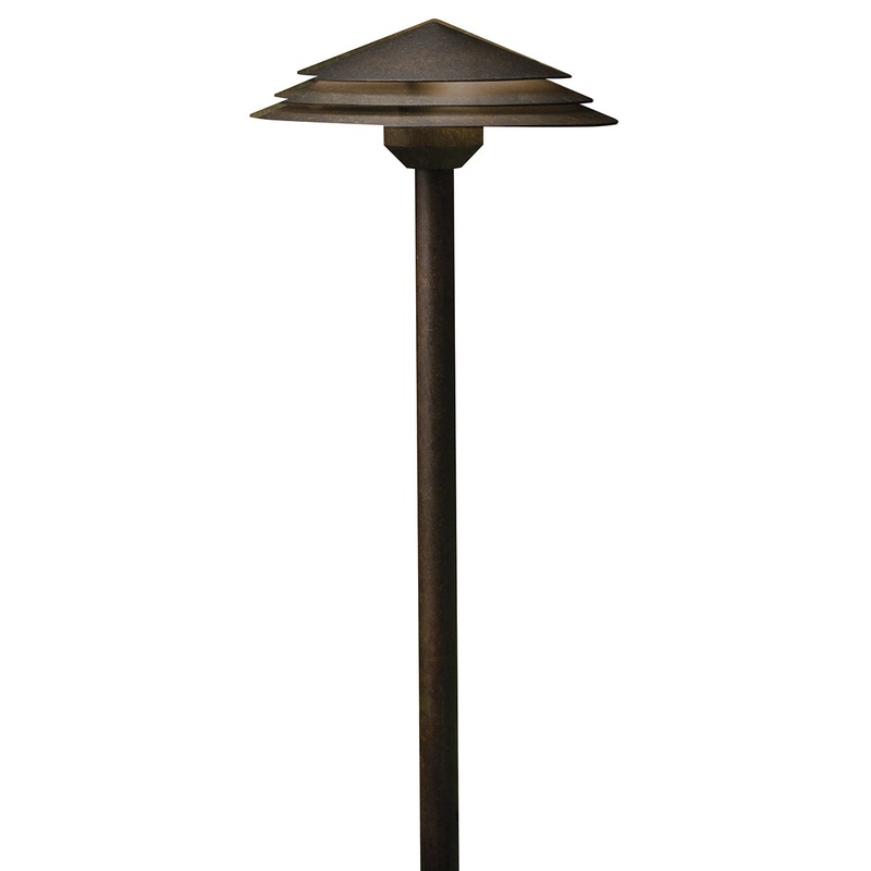 Kichler 16124AGZ27 LED Path, Aged Bronze