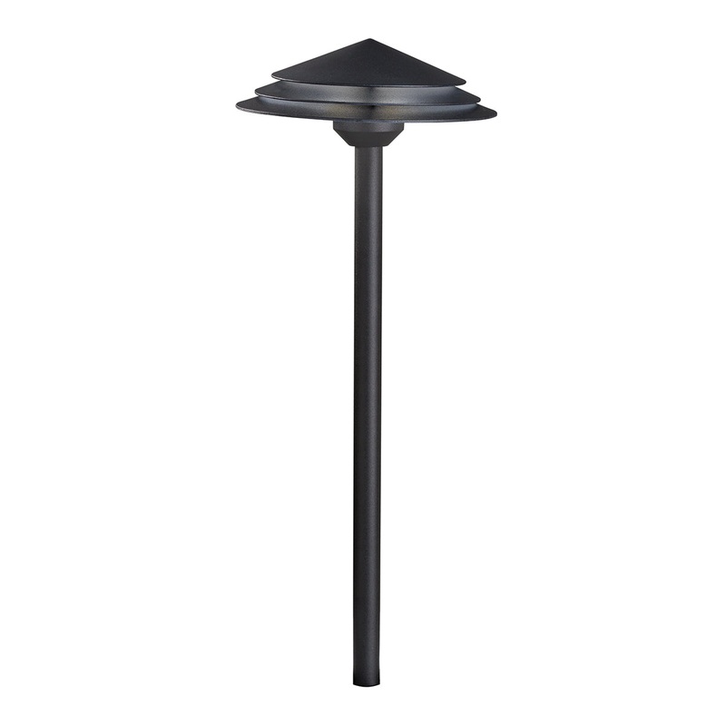 Kichler 16124BKT27 LED Path, Textured Black