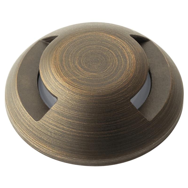 Kichler 16144CBR Landscape LED Mini All-Purpose 2Way Top Acc, Centennial Brass