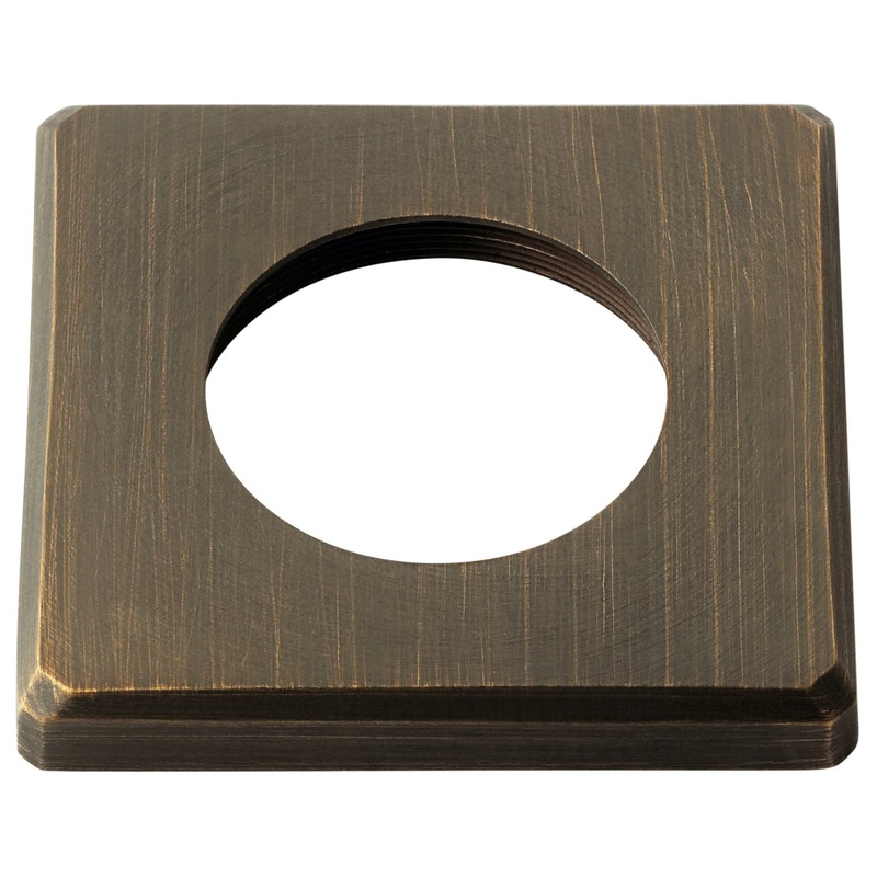 Kichler 16147CBR Landscape LED Mini All-Purpose Square Accessory, Centennial Brass