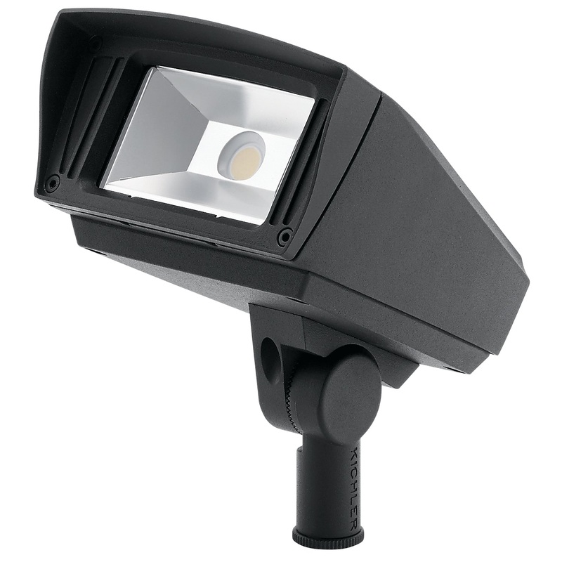 Kichler 16221BKT30 Landscape LED Flood, Textured Black (Discontinued)