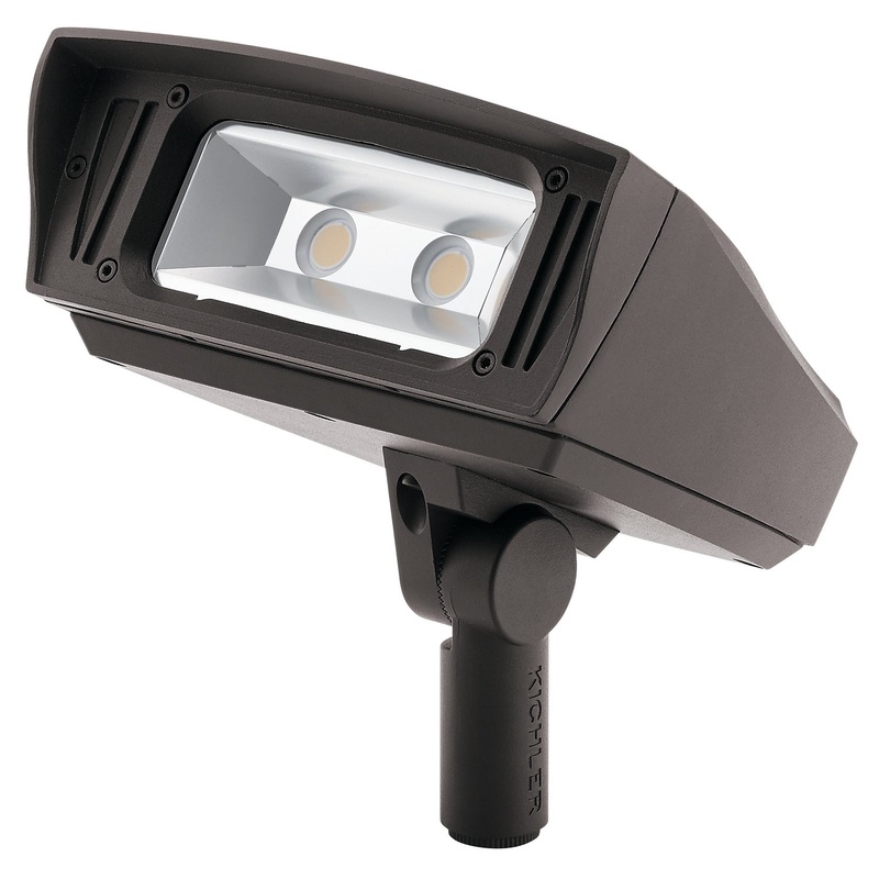 Kichler 16224AZT30 Landscape LED Flood, Textured Architectural Bronze