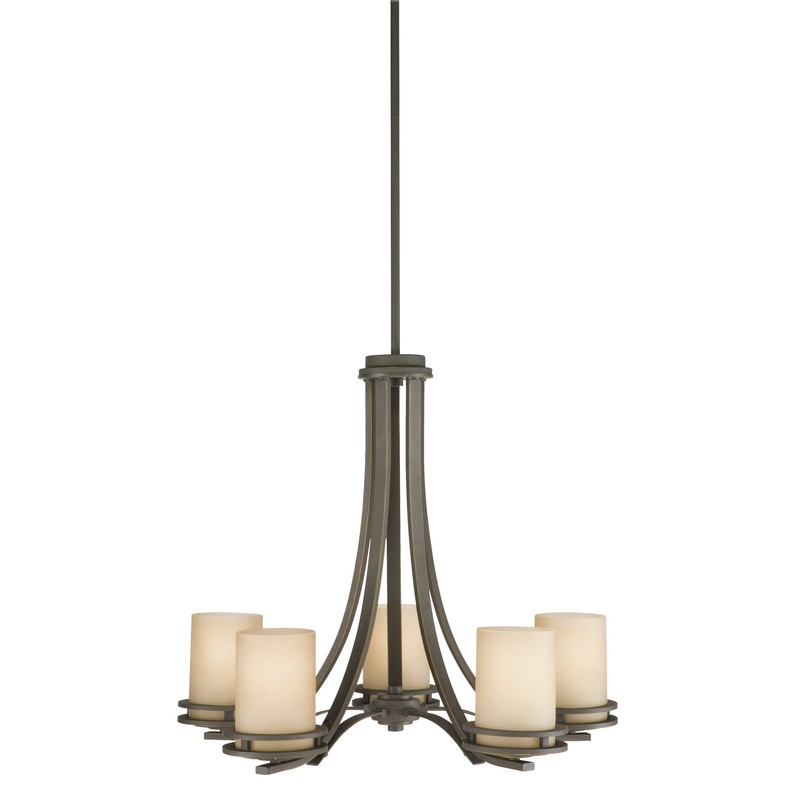 Kichler 1672OZ Hendrik Five Light Chandelier, Olde Bronze