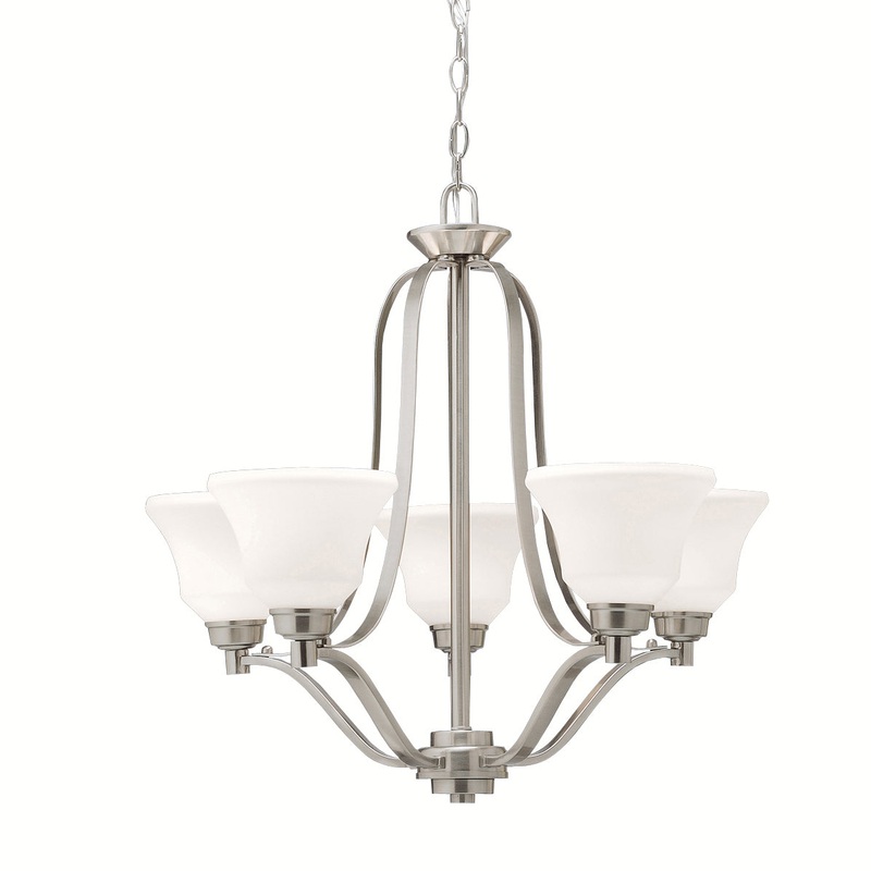 Kichler 1783NIL18 Langford LED Chandelier, Brushed Nickel (Discontinued)