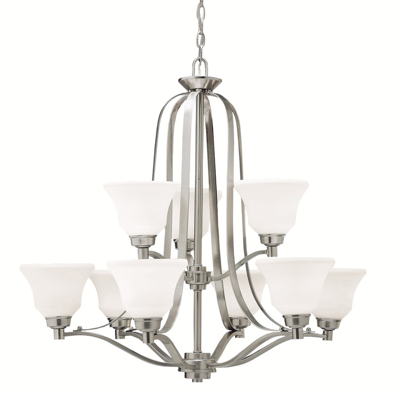 Kichler 1784NIL18 Langford LED Chandelier, Brushed Nickel (Discontinued)