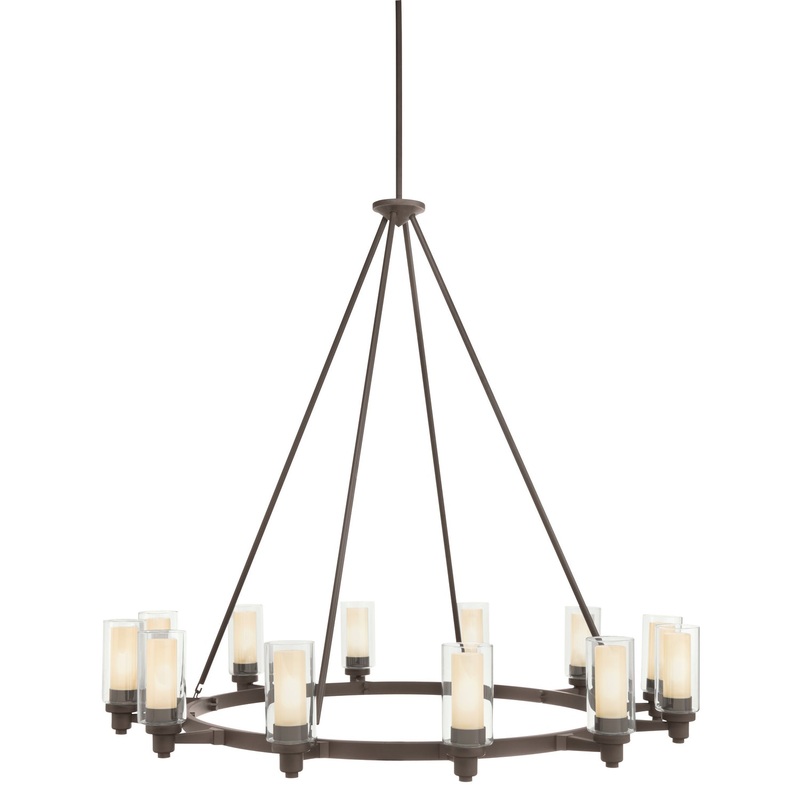Kichler 2347OZ Circolo 12 Light Chandelier, Olde Bronze