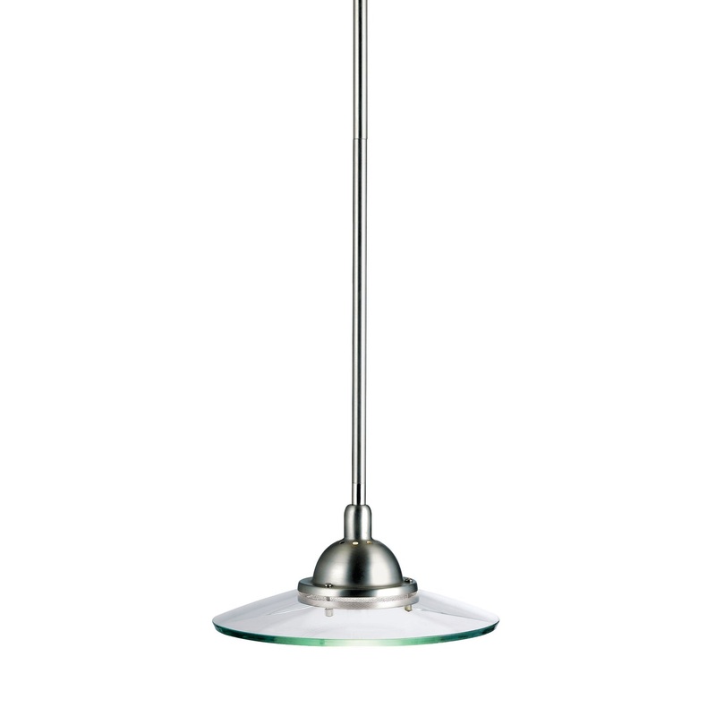 Kichler 2641NI Galaxie One Light Mini Pendant, Brushed Nickel (Discontinued)