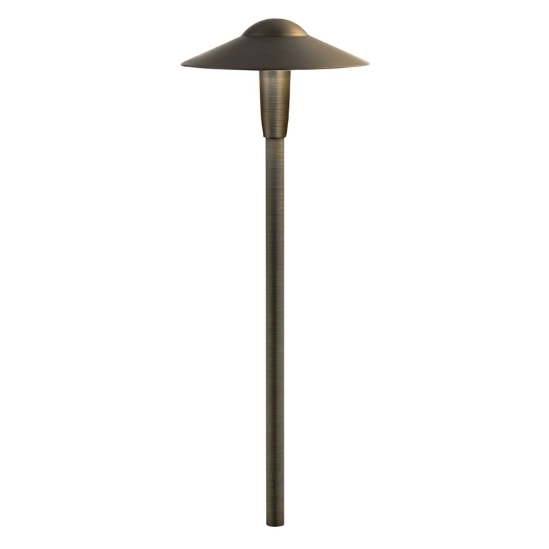 Kichler 15810CBR27 Cbr LED Integrated LED Path Light, Centennial Brass