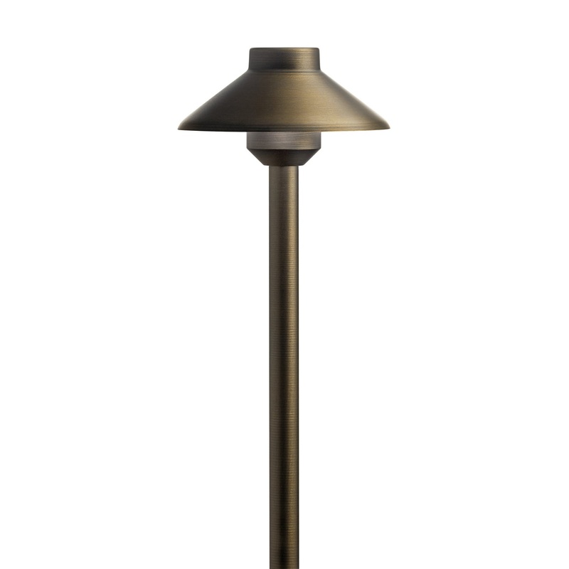 Kichler 15820CBR27 Cbr LED Integrated LED Path Light, Centennial Brass