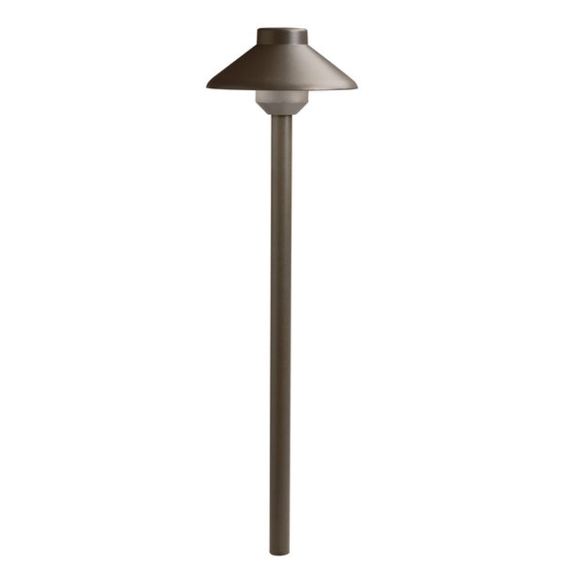 Kichler 15821AZT27 Landscape LED Path, Textured Architectural Bronze