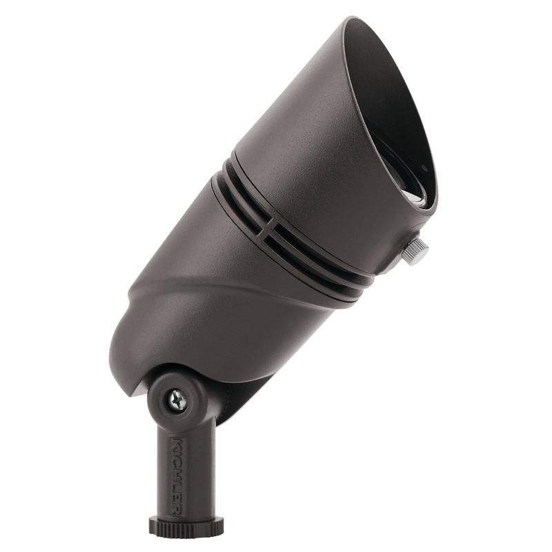 Kichler 16018AZT27 Landscape LED Accent, Textured Architectural Bronze