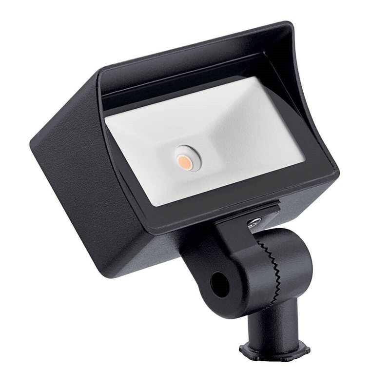 Kichler 16026BKT27 LED Integrated Wash LED Wall Wash, Textured Black