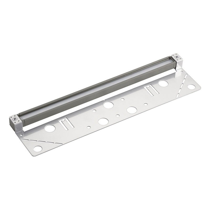Kichler 16102GRY27 Landscape LED 12"Hardscape, Gray