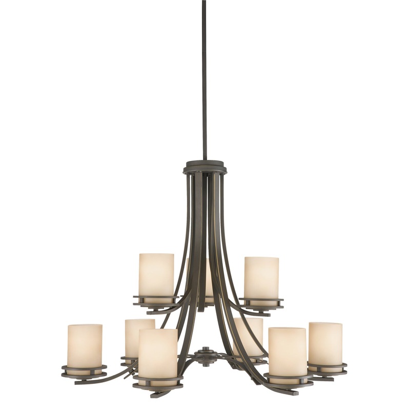 Kichler 1674OZ Hendrik Nine Light Chandelier, Olde Bronze
