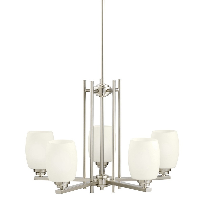 Kichler 1896NIL18 Eileen LED Chandelier, Brushed Nickel (Discontinued)