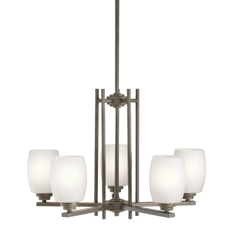 Kichler 1896OZS Eileen Five Light Chandelier, Olde Bronze (Discontinued)