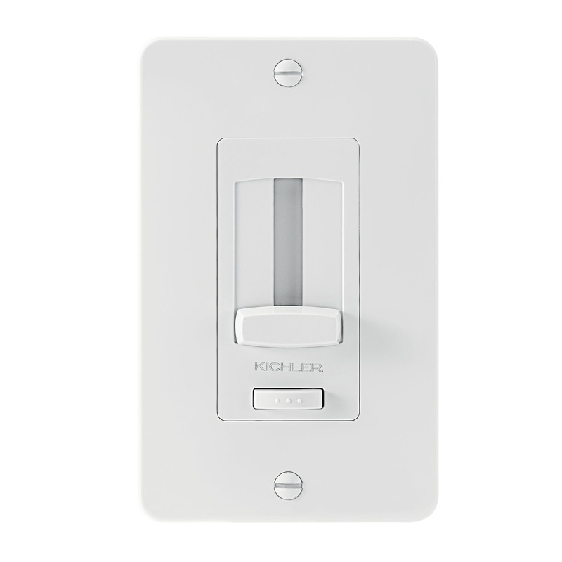 Kichler 1DDTRIMWH Under Cabinet Accessories LED Driver /Dimmer Trim, White Material (Not Painted)