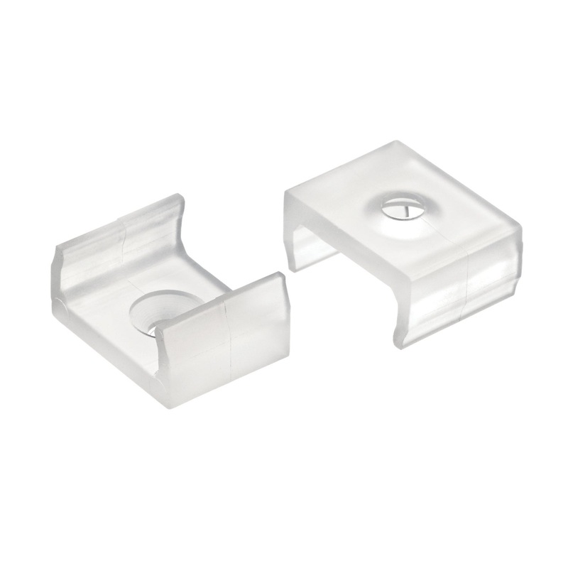 Kichler 1TEM1STSFMCLR ILS TE Series Tape Extrustion Mounting Clips, Clear