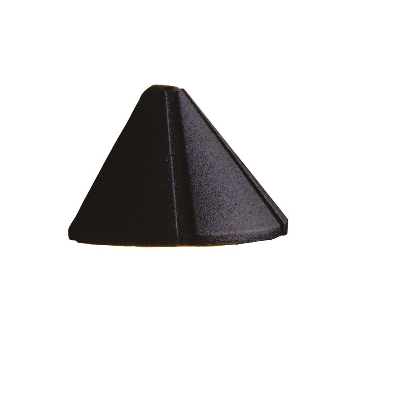 Kichler 15765BKT30R LED Deck Light, Textured Black