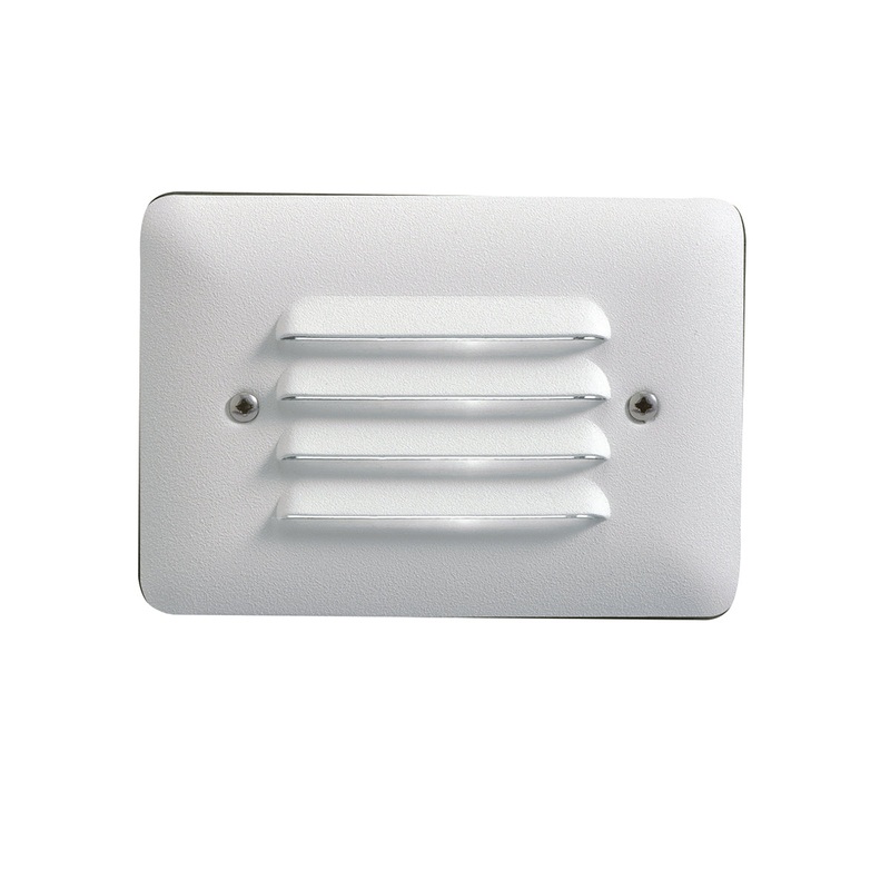 Kichler 15782WHT27R LED Louvered Mini Step, White