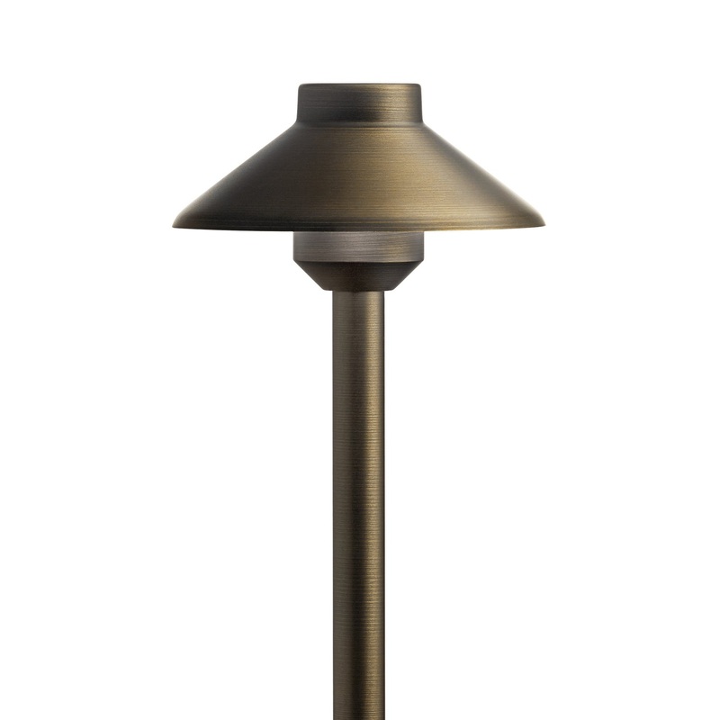 Kichler 15821CBR30 Cbr LED Integrated LED Path Light, Centennial Brass
