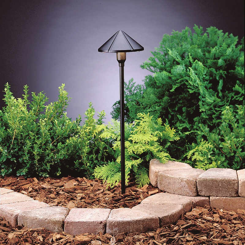 Kichler 15826BKT30R LED Path Light, Textured Black