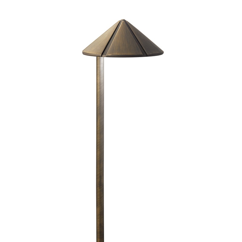 Kichler 15827CBR30 Cbr LED Integrated LED Path Light, Centennial Brass