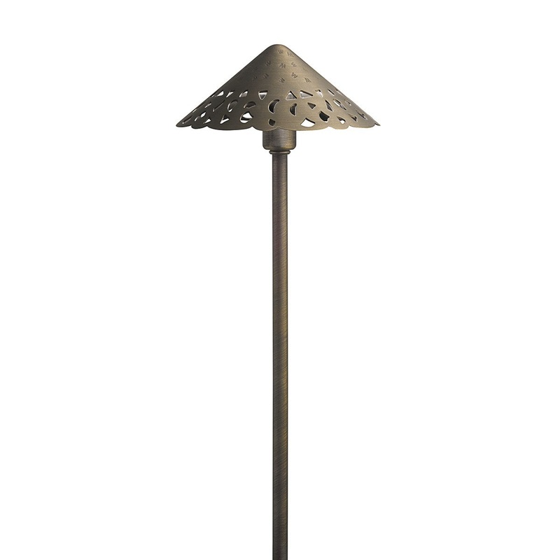 Kichler 15871CBR27 Cbr LED Integrated LED Path Light, Centennial Brass