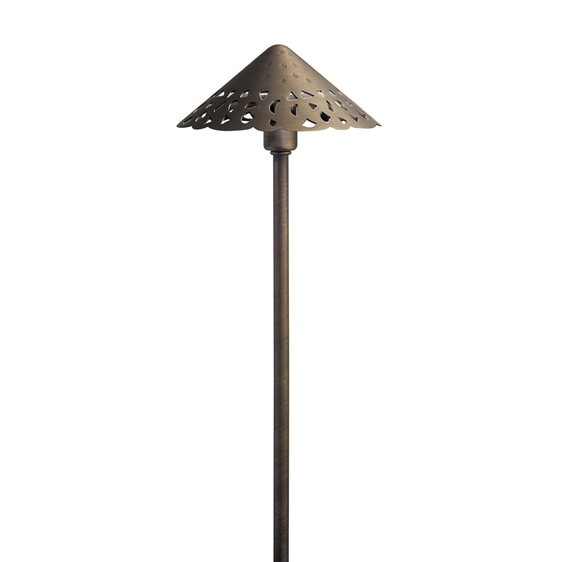 Kichler 15871CBR30 Cbr LED Integrated LED Path Light, Centennial Brass