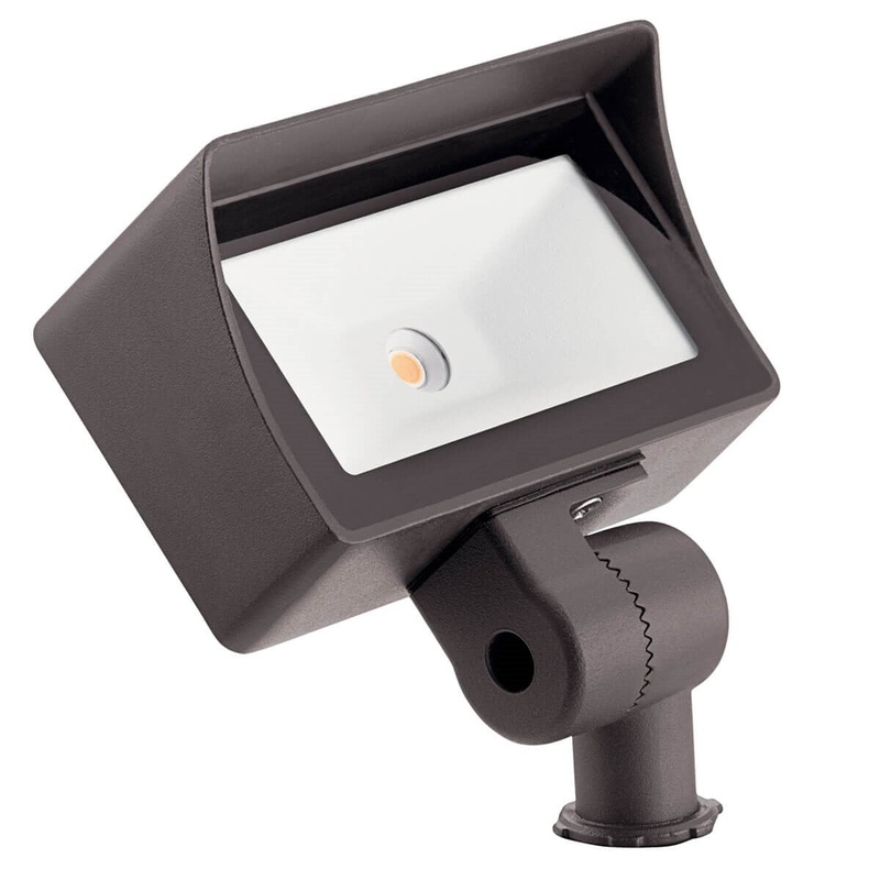 Kichler 16026AZT27 LED Integrated Wash LED Wall Wash, Textured Architectural Bronze