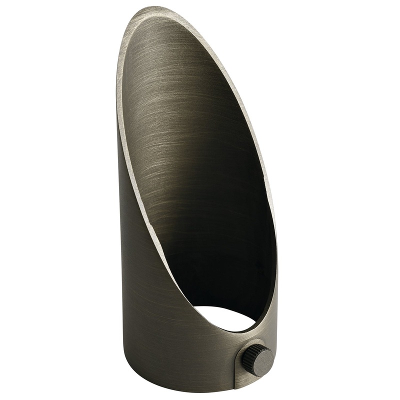 Kichler 16067CBR Landscape LED Cowl, Centennial Brass