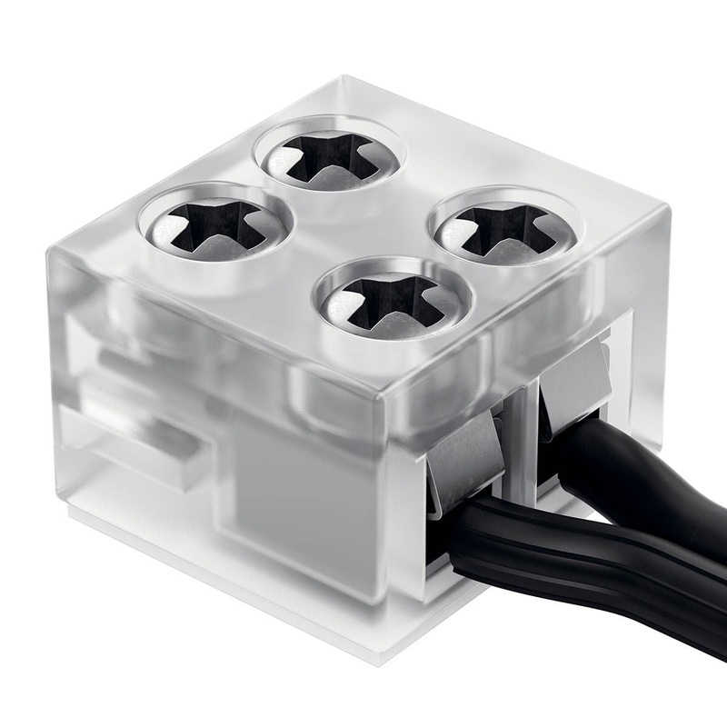 Kichler 1TBTWSCLR Accessory Terminal Block Tape-To-Supply, Clear